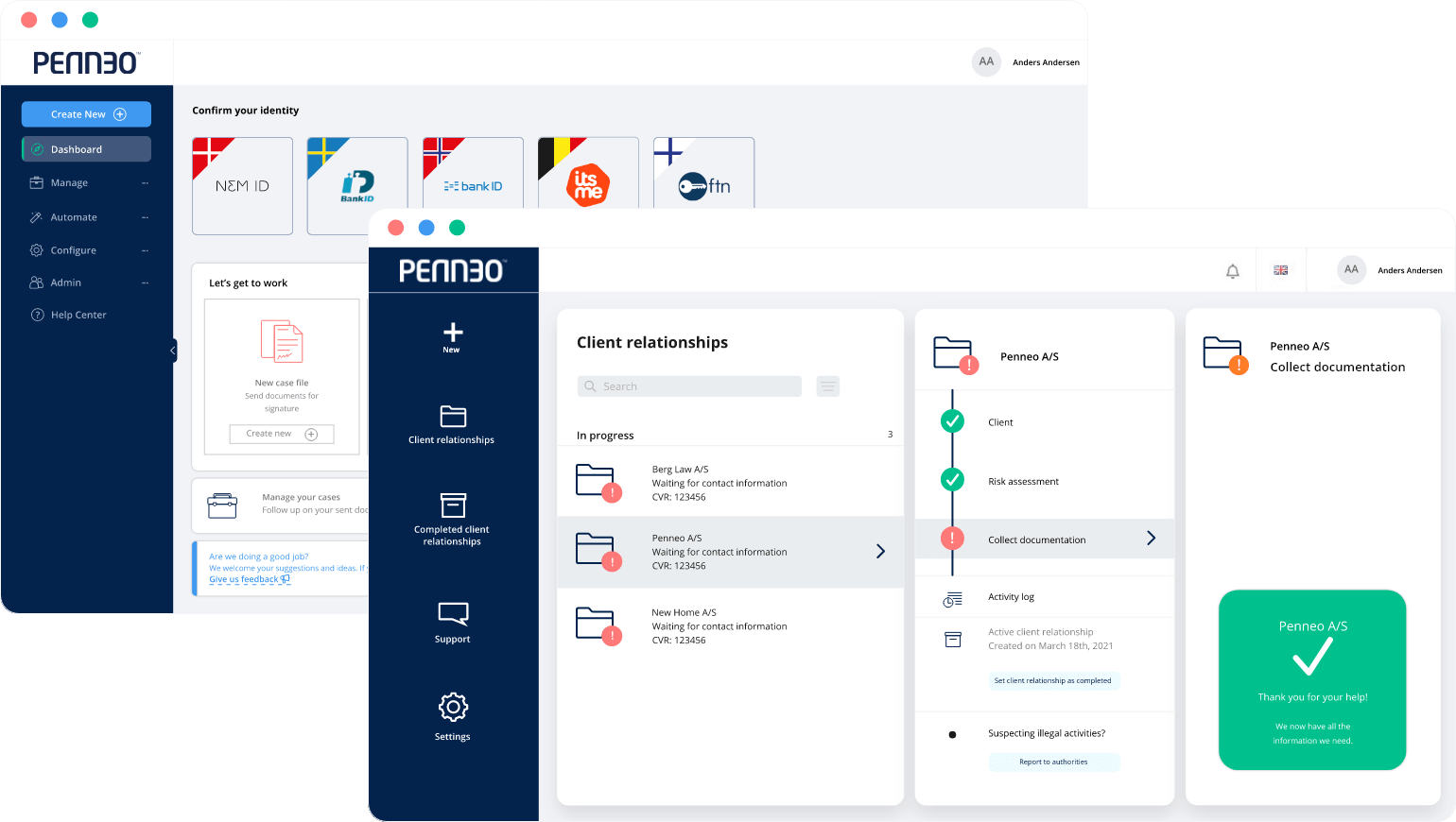 Penneo for banking and financial services