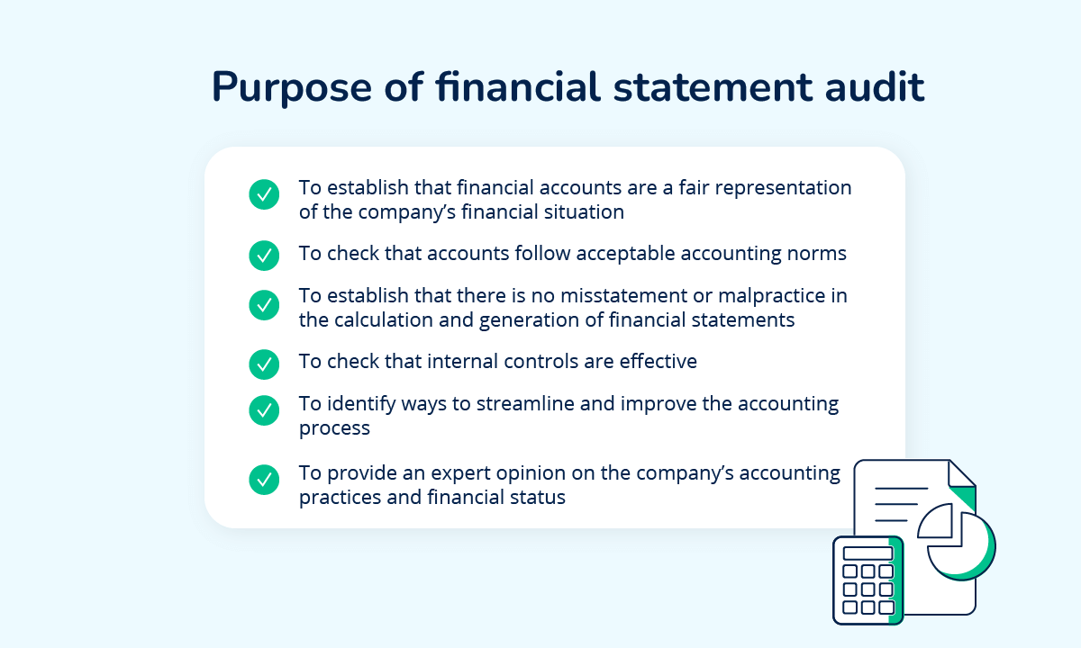 Financial statement audit purpose